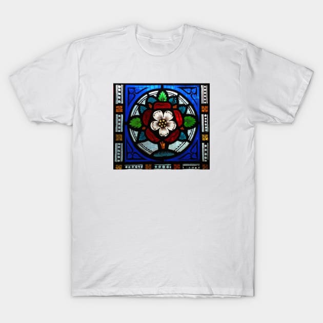 Tudor Rose Window T-Shirt by Grant Hudson